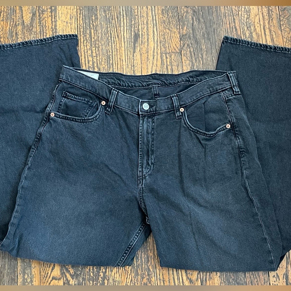GAP Black Charcoal ‘90s Loose Mid Rise Jeans